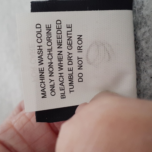 Haband Mens Light Heather Grey Dad/Grampa Button Down Sweater Sz L - Picture 8 of 11